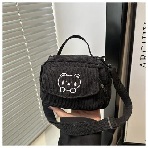 MCPA7304韓系時尚刺繡手提單肩斜背包2