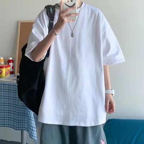 MBC0800夏季男士大碼純色短袖T恤2