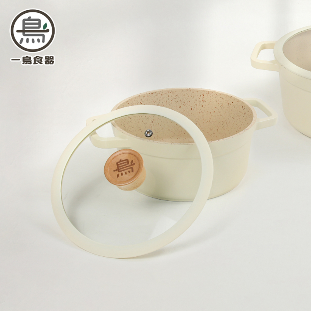 一鳥 日式品味雙耳湯鍋(含蓋) 24cm 2組_箱-11