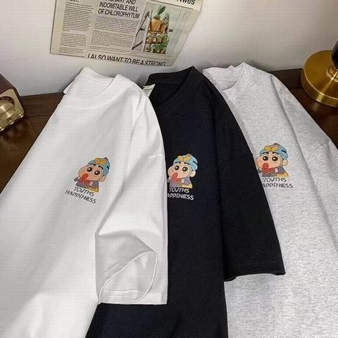 C51-976胖MM大碼卡通印花短袖T恤1
