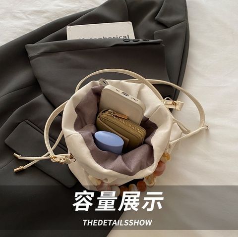 MCPA3215韓系時尚串珠手提斜背餃子包7