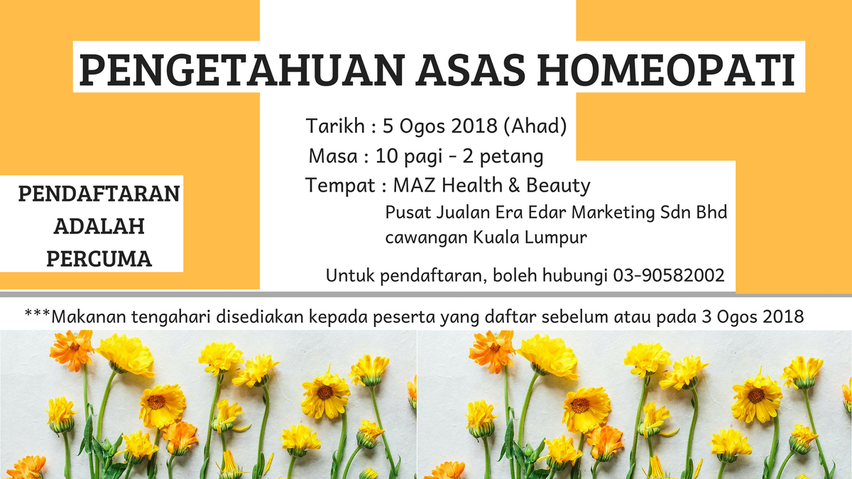 Kelas Asas Pengetahuan Homeopati