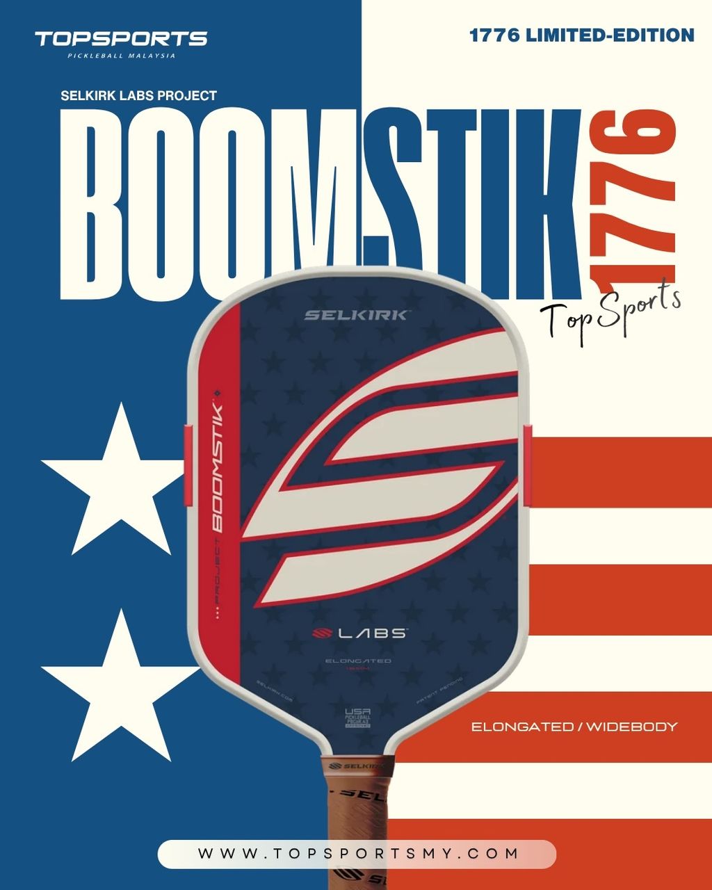 🇺🇸 SELKIRK BOOMSTIK 1776 CAPSULELimited Edition Drop🔥Introducing the 1776 Capsule — a limited