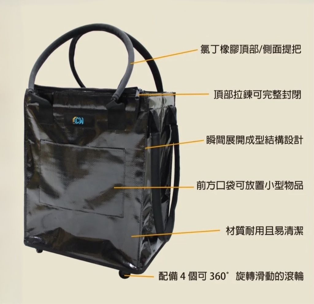 TCW-多用途摺疊購物車