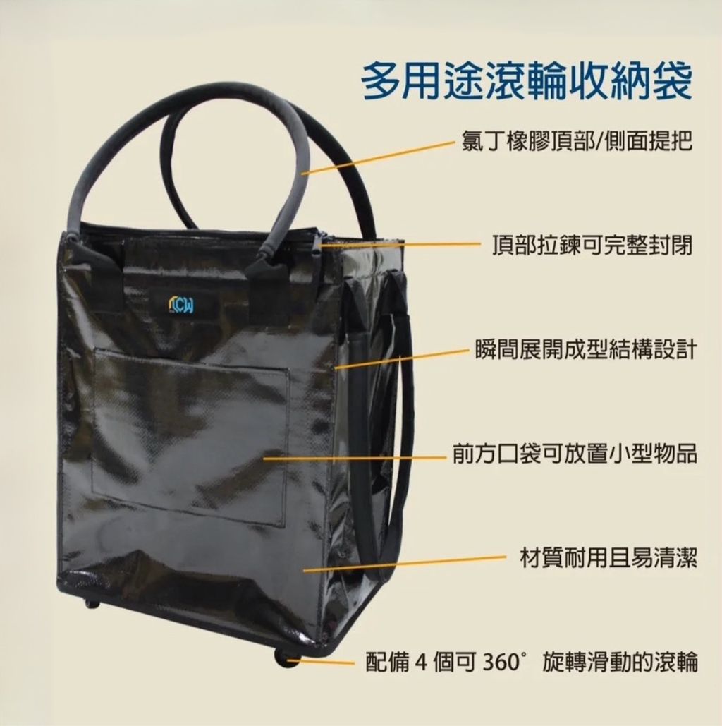 TCW-多用途摺疊購物車