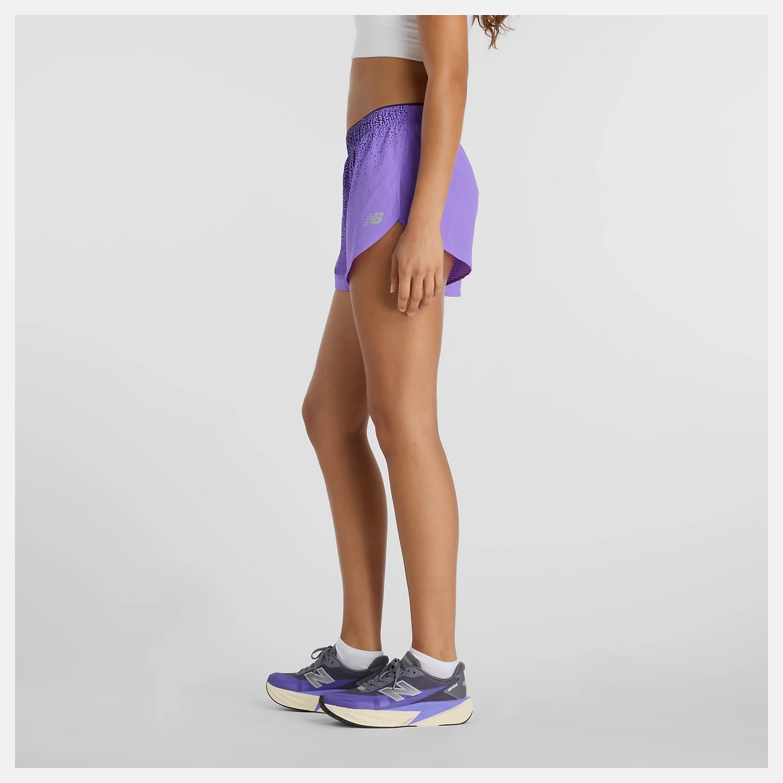 W RC Ultra Light Printed Short 3IN ELECTRIC PURPLE (2)