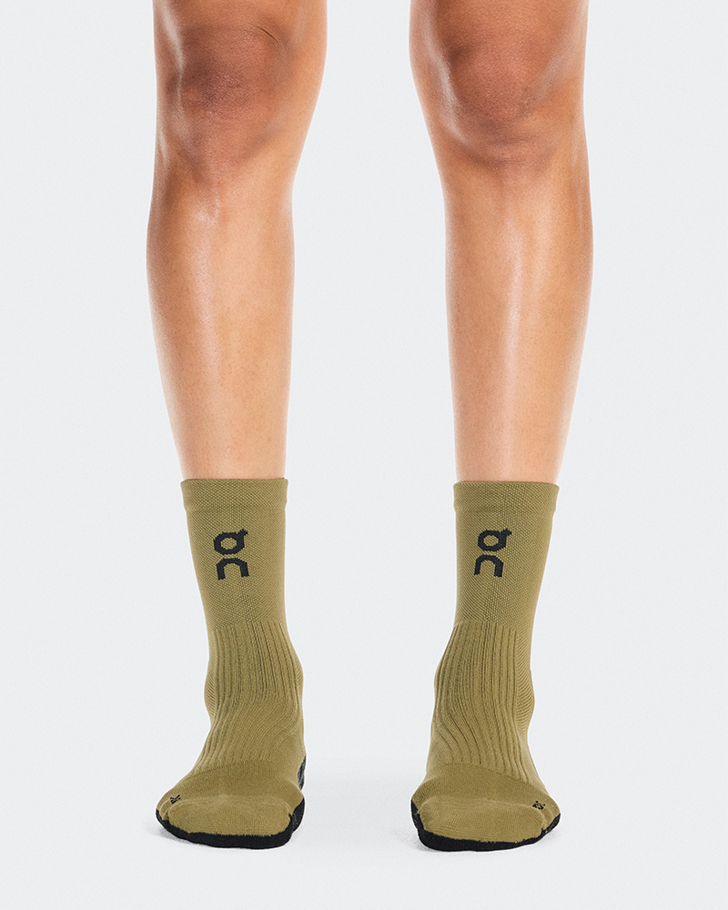 U TRAIL SOCK HIGH 2P OLIVE ECLIPSE (1)