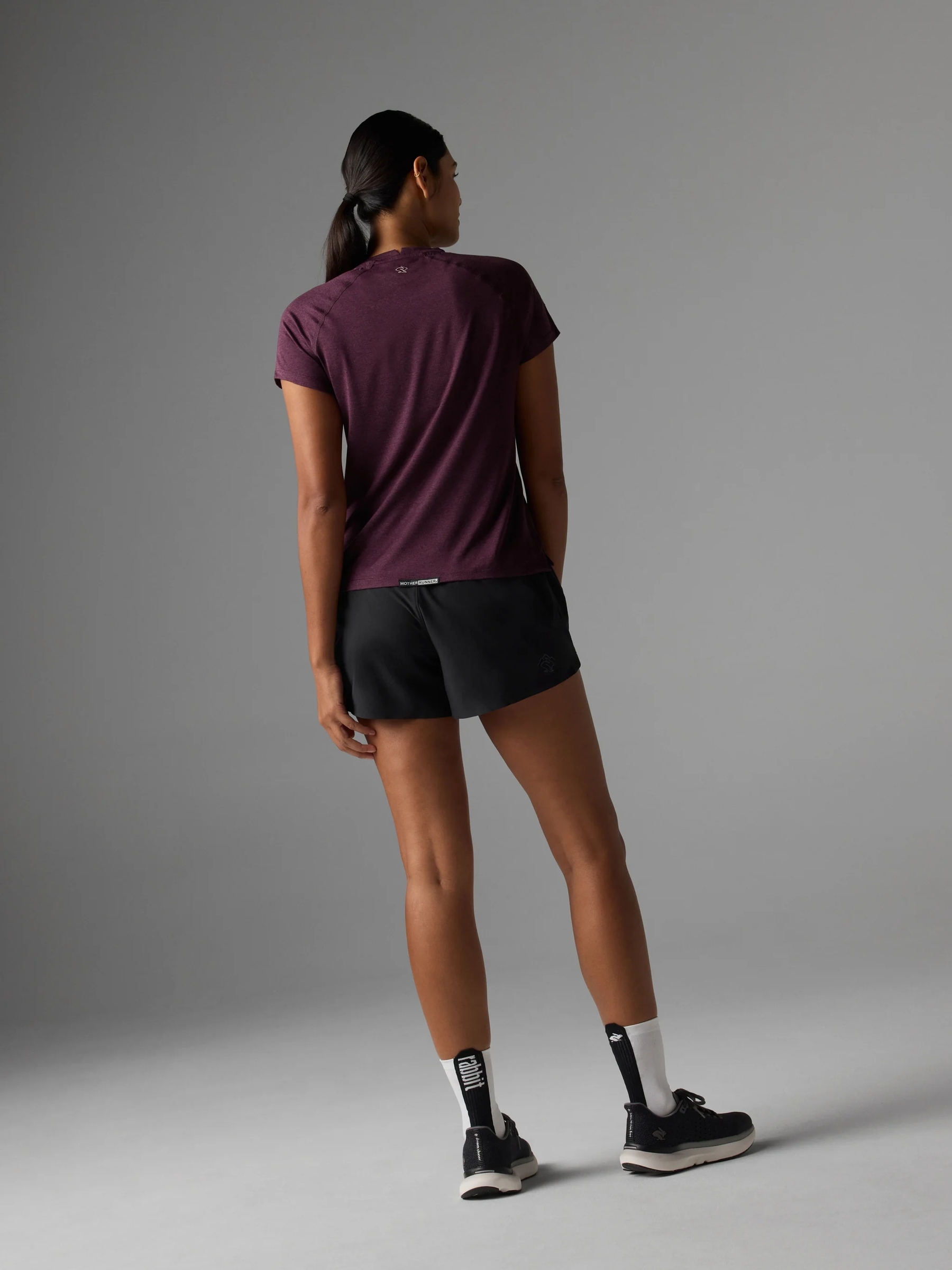 W EZ TEE SS MOTHER RUNNER MAUVE (3)