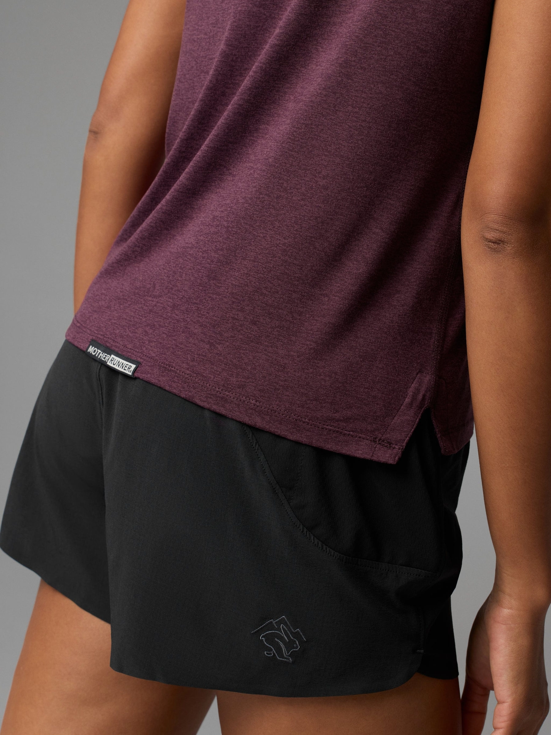 W EZ TEE SS MOTHER RUNNER MAUVE (6)