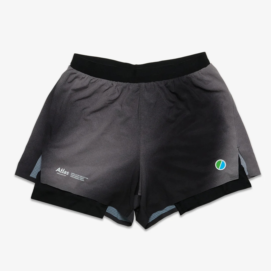 AERIA ULTRA 2in1 SHORTS GRADIENT BLACK (1)