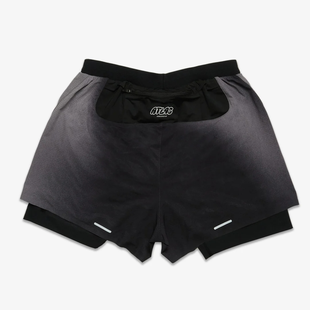 AERIA ULTRA 2in1 SHORTS GRADIENT BLACK (2)