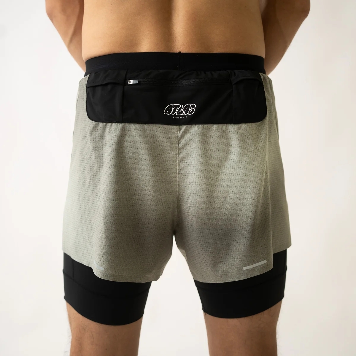 AERIA ULTRA 2in1 SHORTS GRADIENT OLIVE (4)