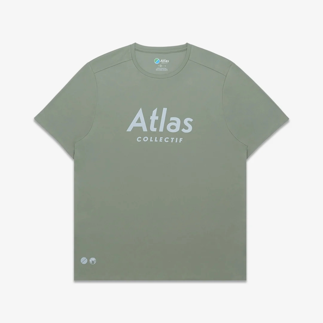 ILLUMI TRAX V2 RUNNING T SHIRT OLIVE (1)