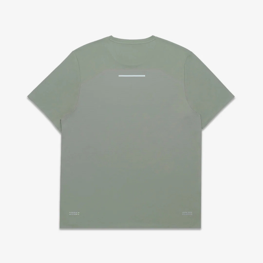 ILLUMI TRAX V2 RUNNING T SHIRT OLIVE (2)