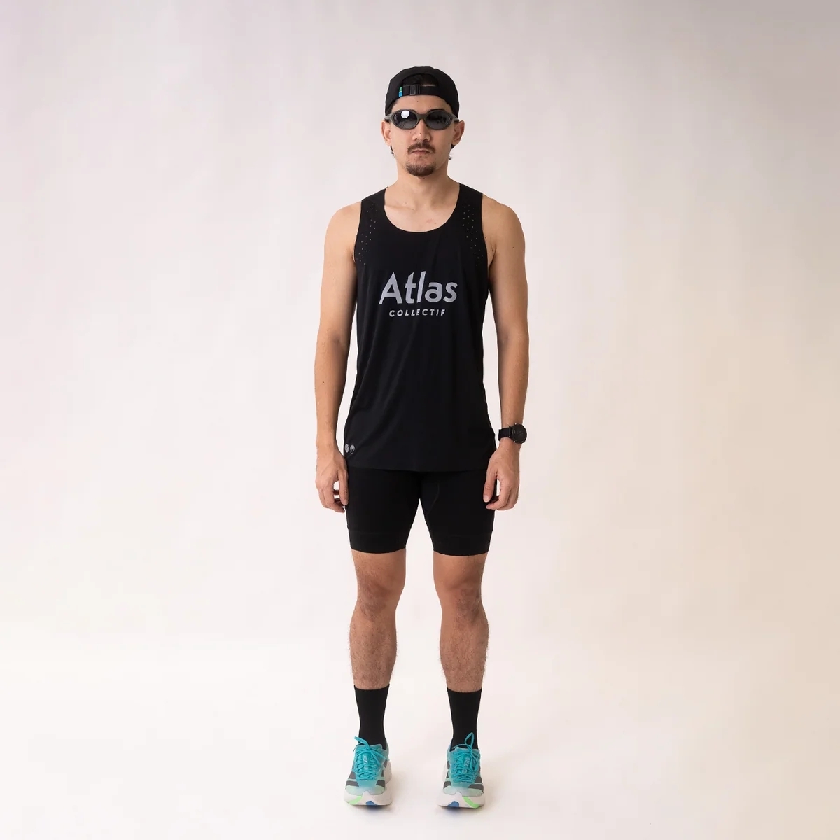 ILLUMI TRAX V2 RUNNING HALF TIGHTS BLACK (5)