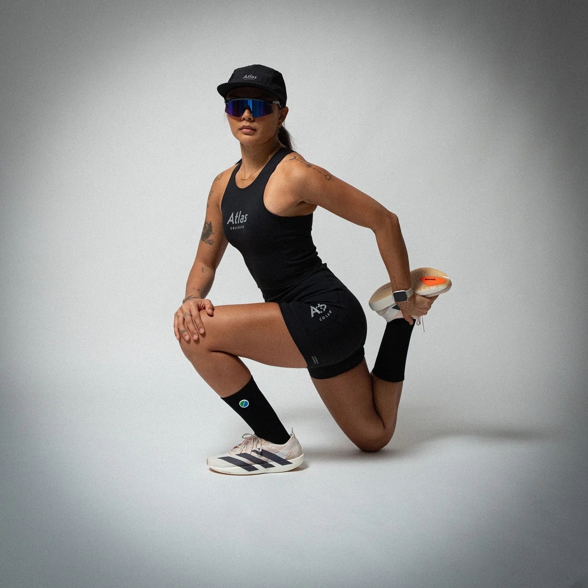 ILLUMI TRAX V2 WMNS RUNNING HALF TIGHTS BLACK (8)