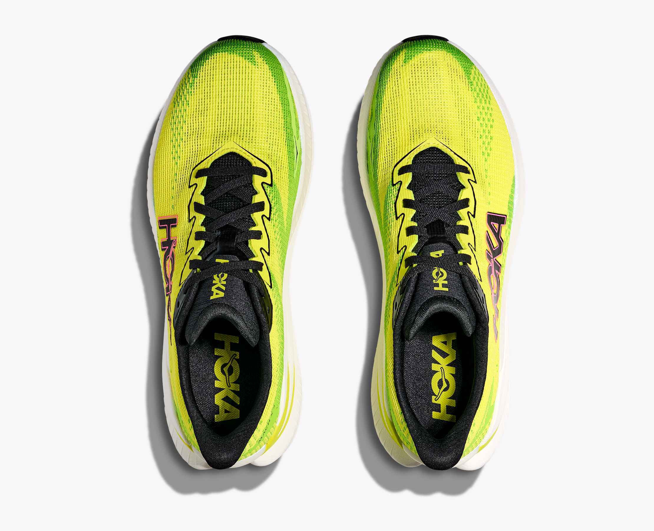 M MACH X 3 NEON HOKA CITRUS NEON LIME   (2)
