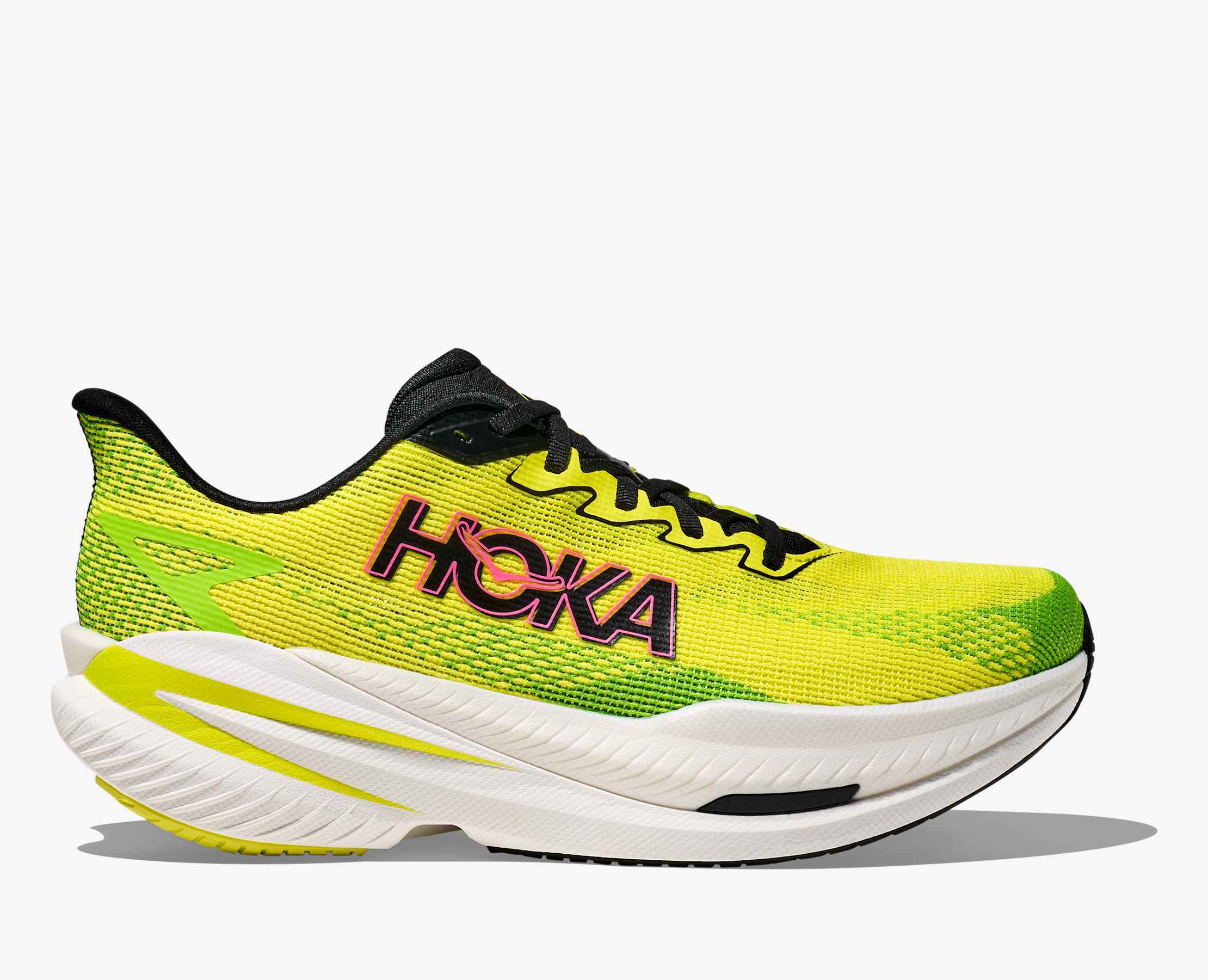 M MACH X 3 NEON HOKA CITRUS NEON LIME   (1)