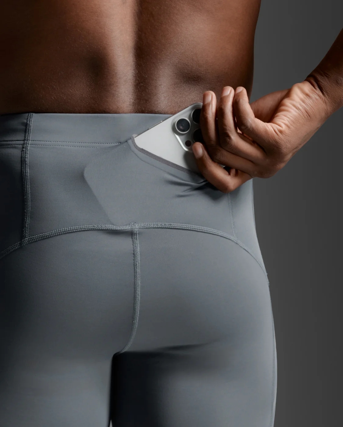 M LIGHT SPEED COMP SHORTS TURBULENCE BLK REFLECTIVE (3)