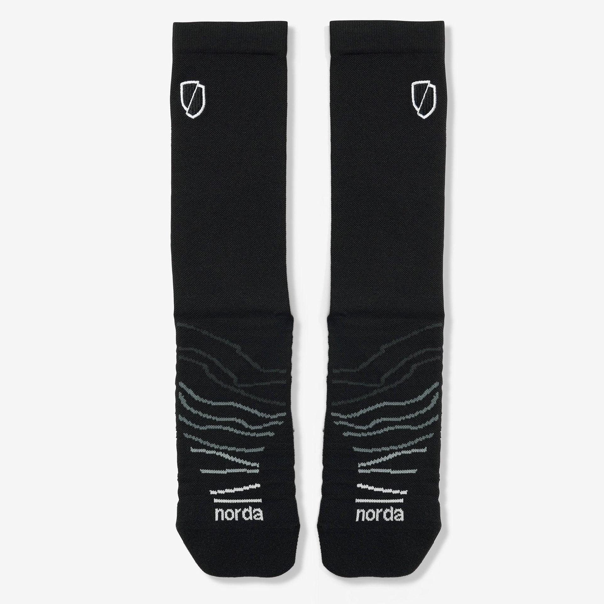 U PERFORMANCE SOCK BLACK (1)