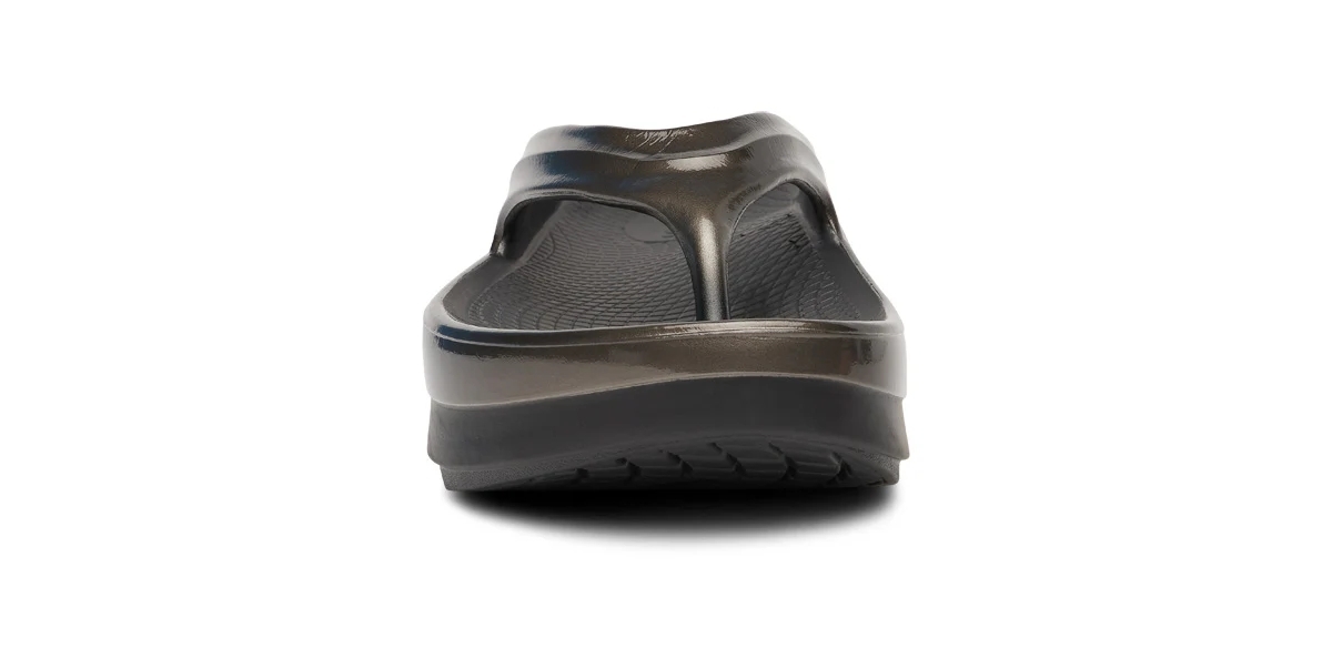 W OOmega OOlala Stacked Sandal - Titanium Mirror (3)