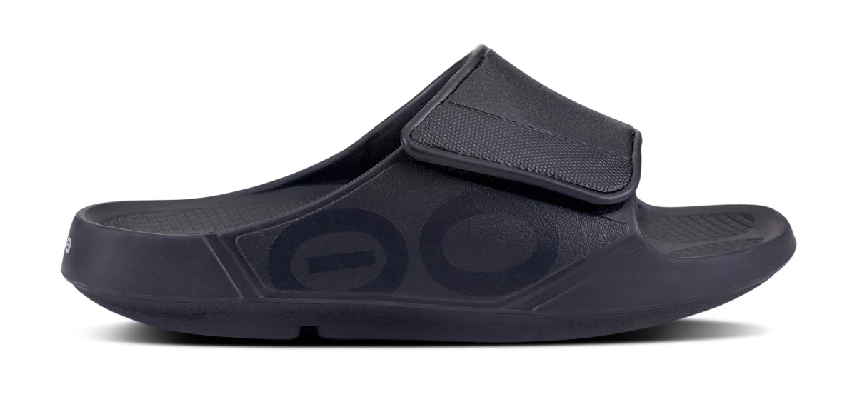 U OOahh Sport Flex Sandal - Matte Black (1)