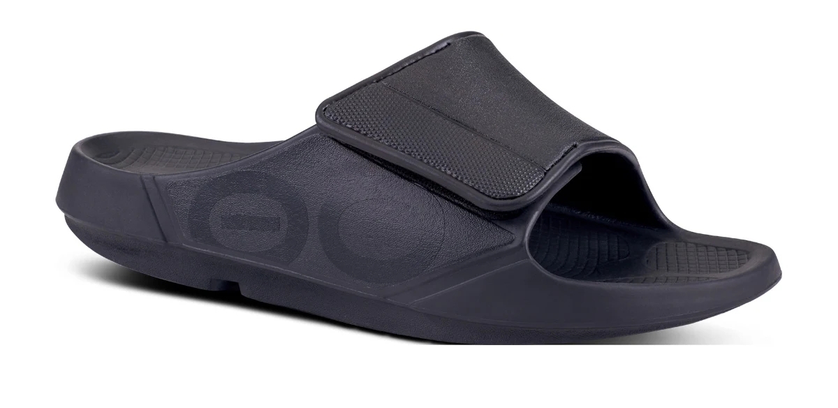 U OOahh Sport Flex Sandal - Matte Black (2)
