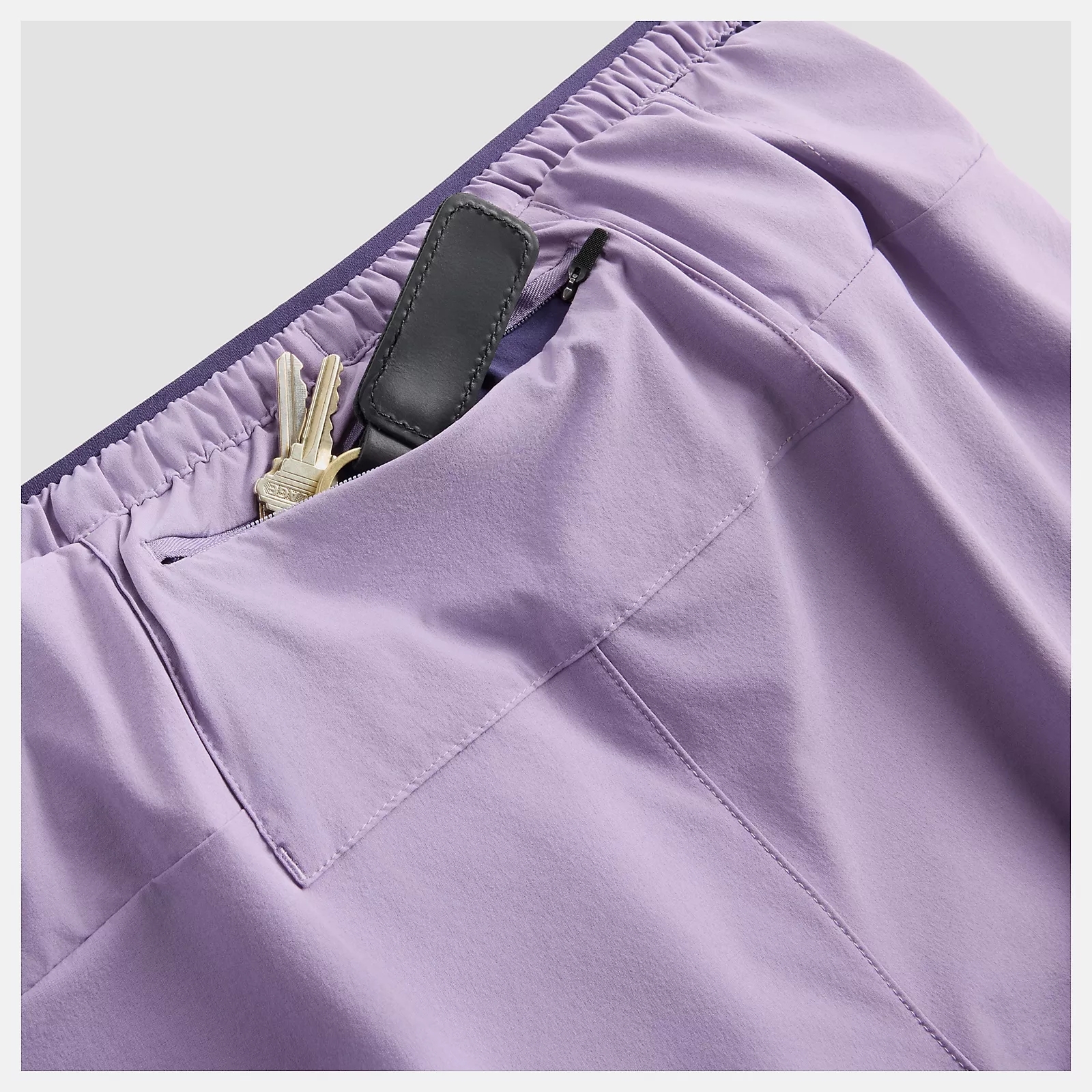 M RC ESSENTIAL SHORT 5IN CANDIED VIOLET SLATE GREY (8)