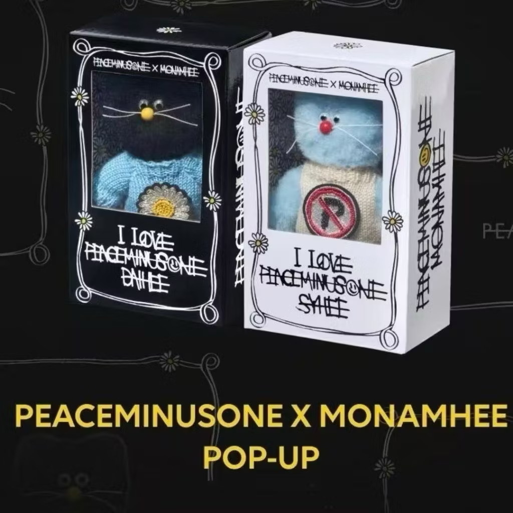 PEACEMINUSONE X MONAMHE 4個セット ＋ ノベルティ付き 1/31更新】PEACEMINUSONE X MONAMHEE POP-UP(2025/1/24〜2/12