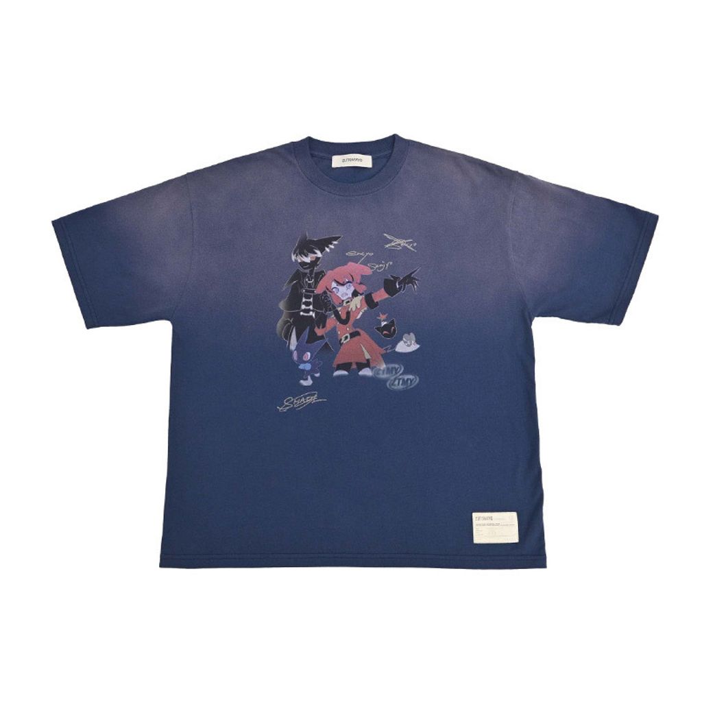ずっと真夜中でいいのに。 shade vintage tee gray L 76e66ed13887b9ca30883d75cf3b06