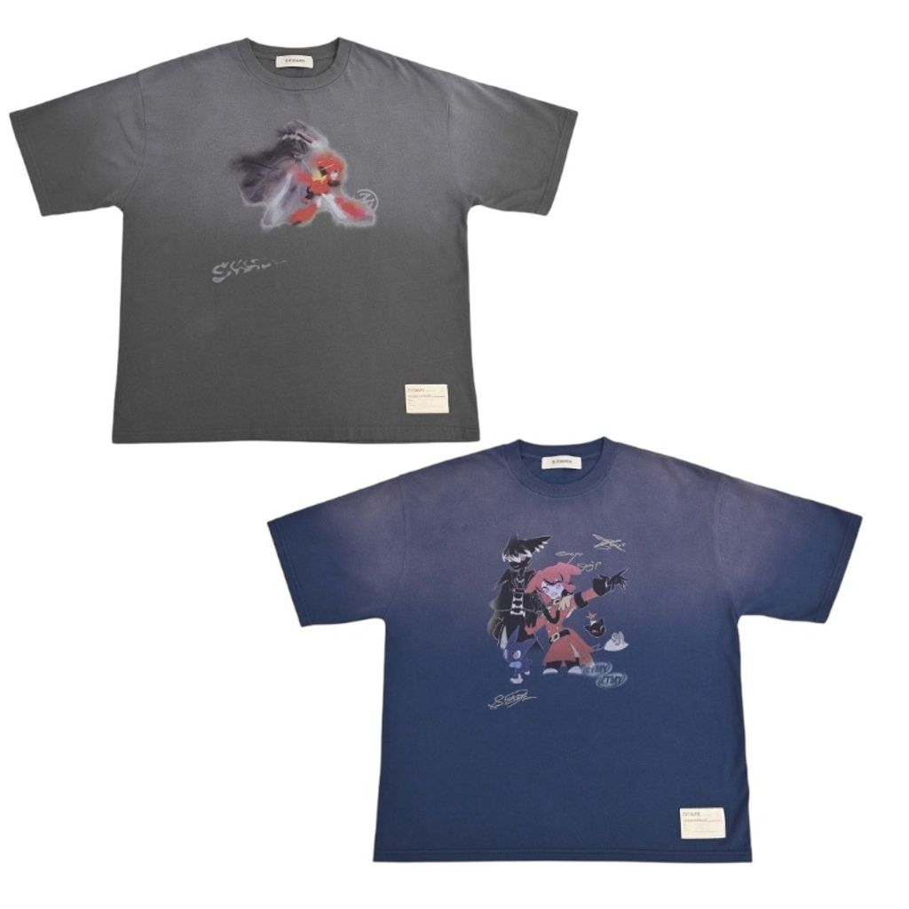 SHADE Vintage TEE Navy XXL Tシャツ　ずとまよ SHADE Vintage TEE Navy - ZUTOMAYO MART