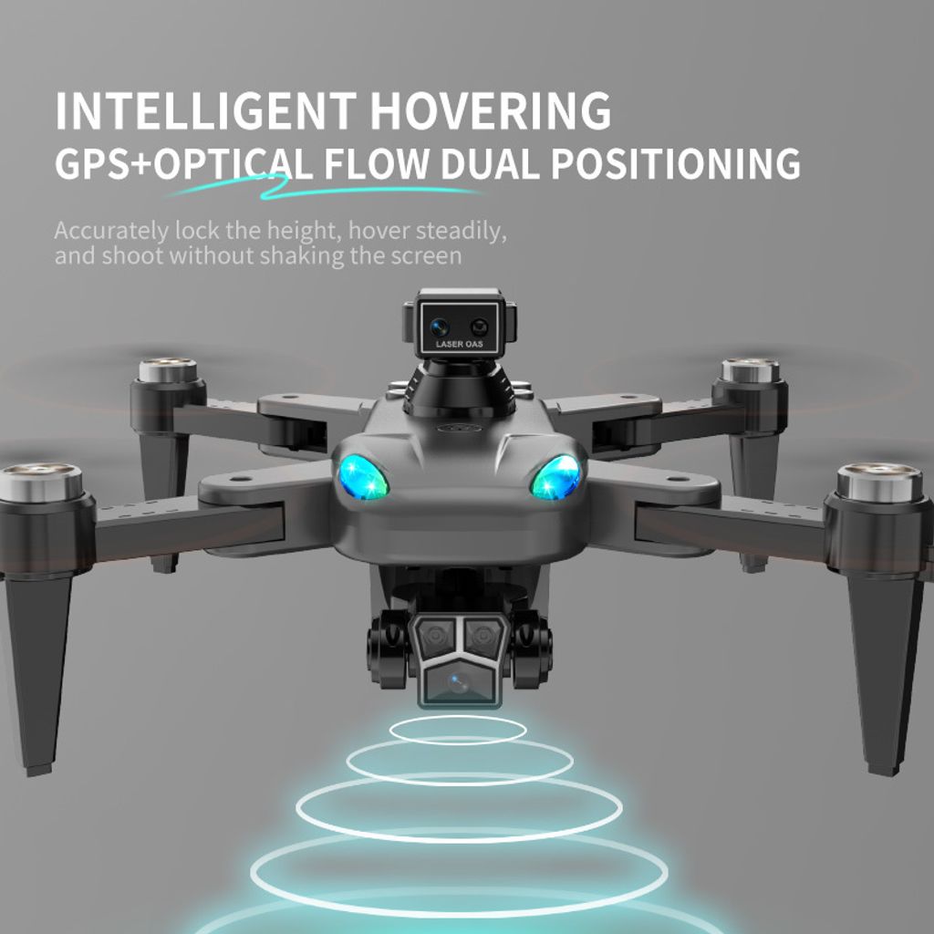 8_S16 Drone GPS 2 Axis Gimbal With HD Dual Camera 4 Way Obstacle Avoidance Anti Langgar Mode 1KM Jarak Jauh 1 Key Auto Return Home Brushless Motor Control Optical Flow Stability