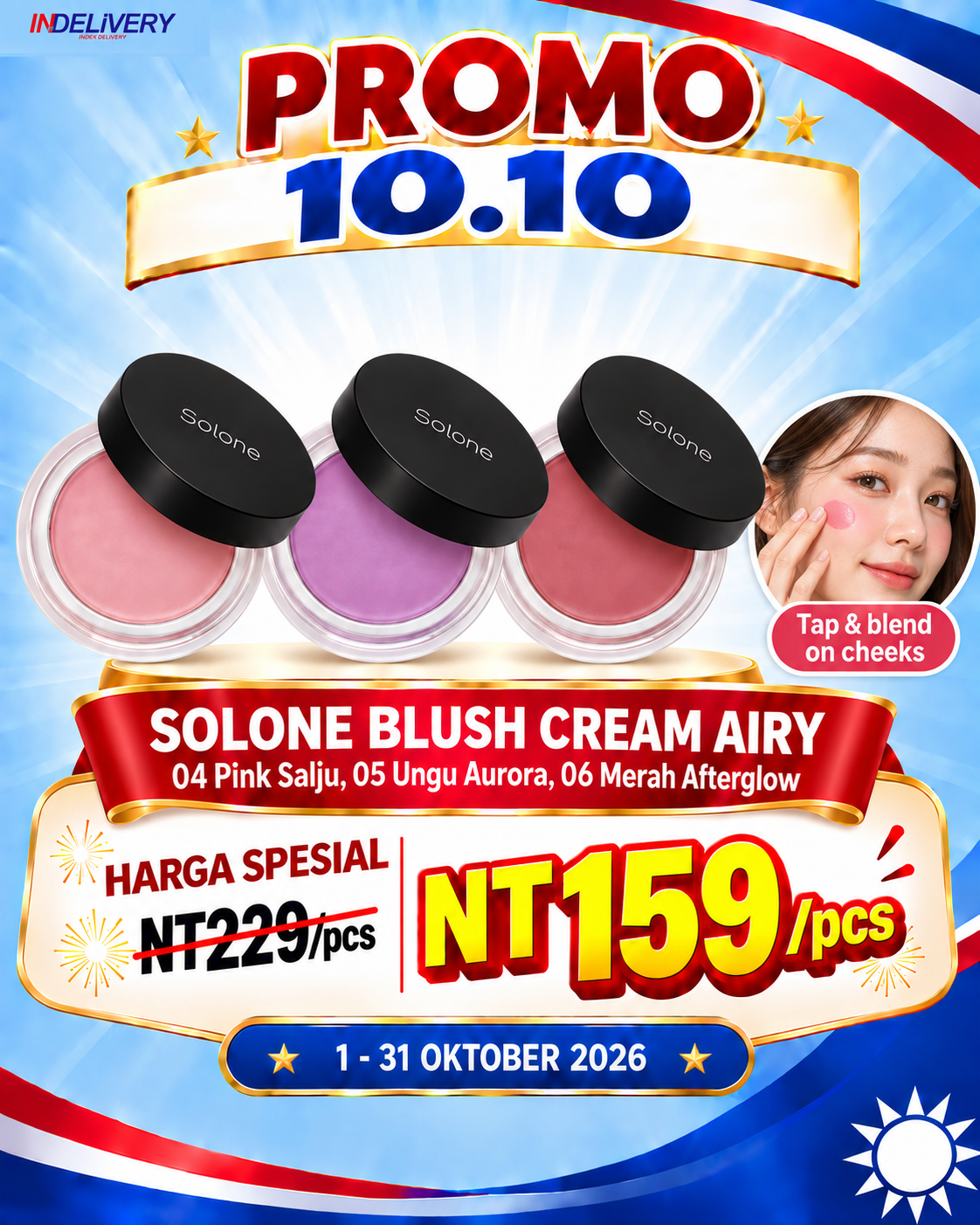 Solone Blush Indelivery