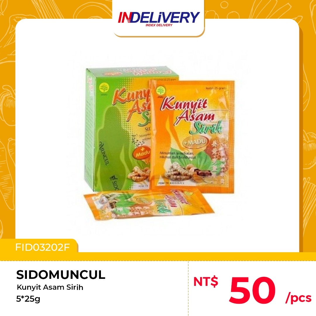 Sirih + Madu 黃薑酸子+蜂蜜 5x25g/盒