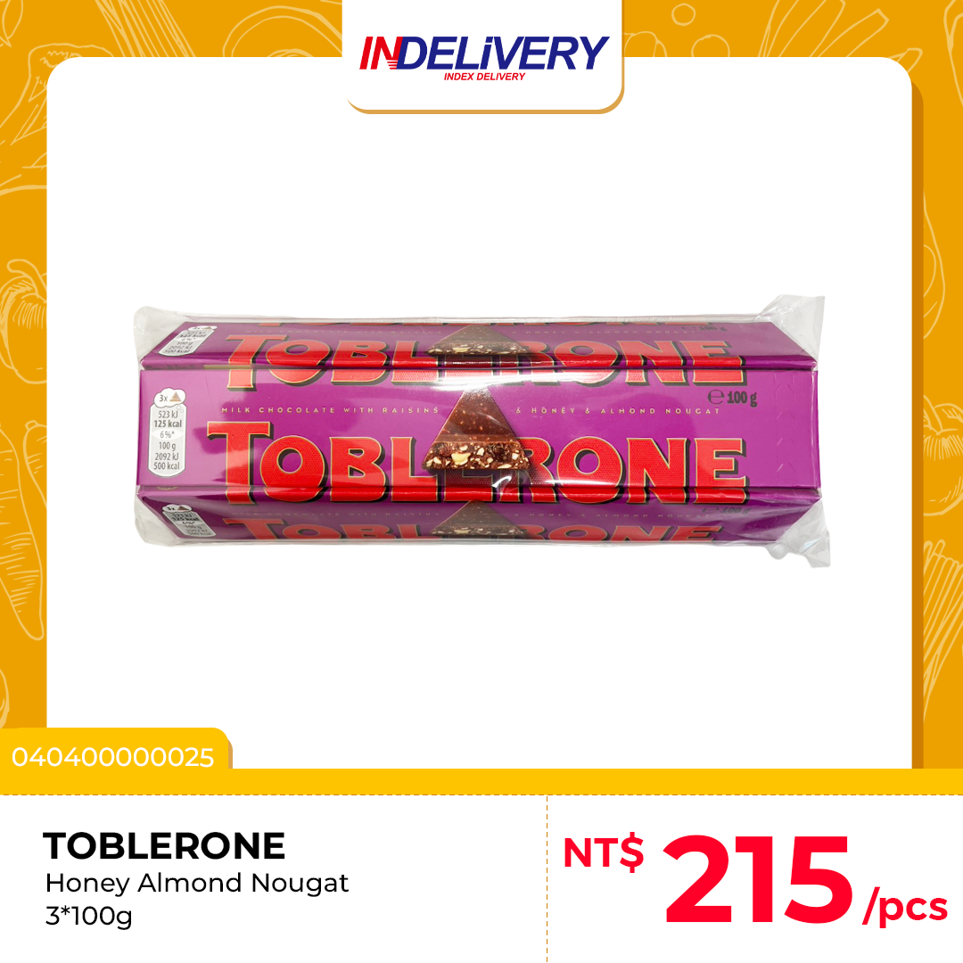 Honey Almond Nougat 三角巧克力 3*100g