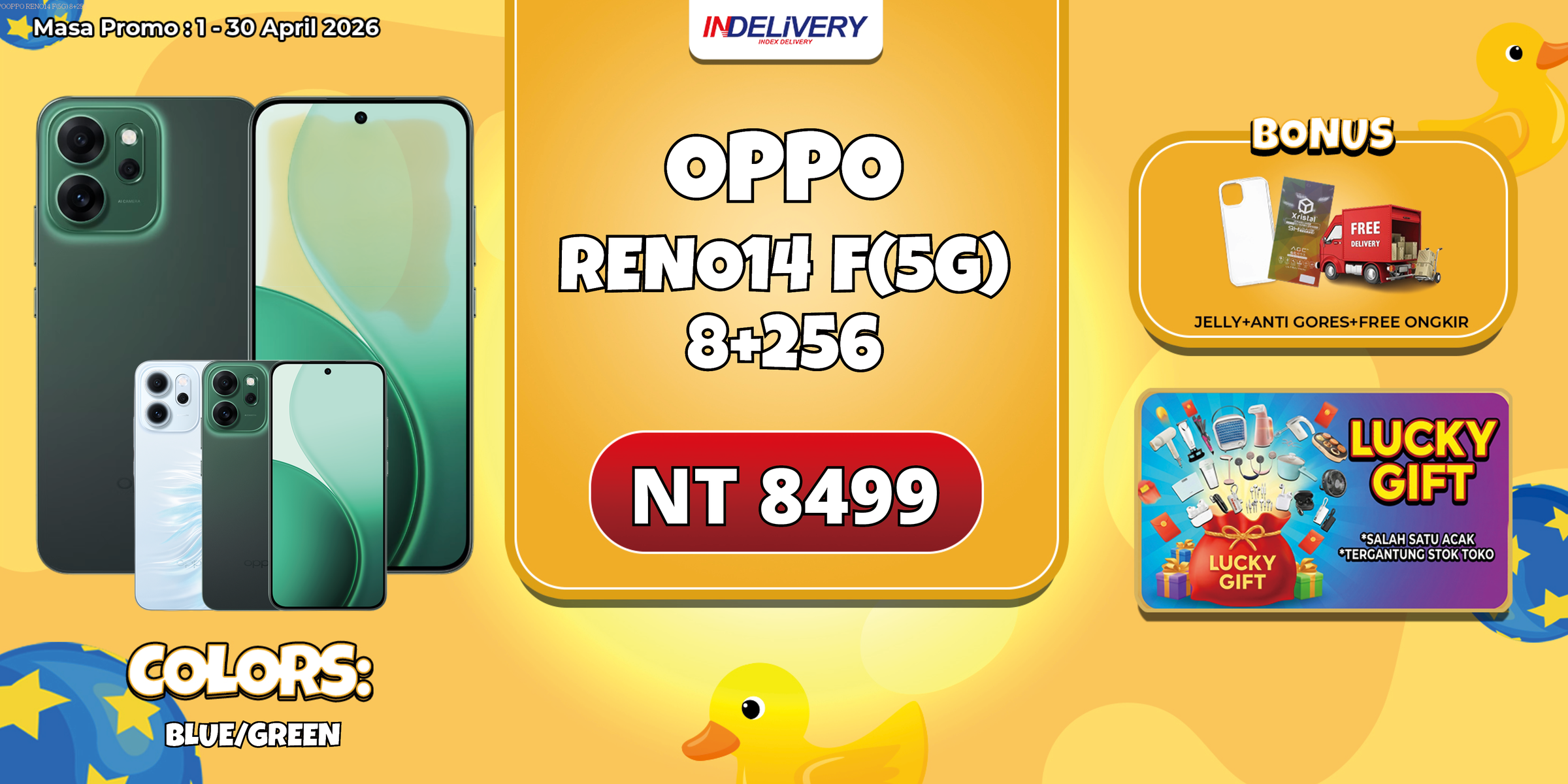 OPPOOPPO RENO14 F(5G) 8+256