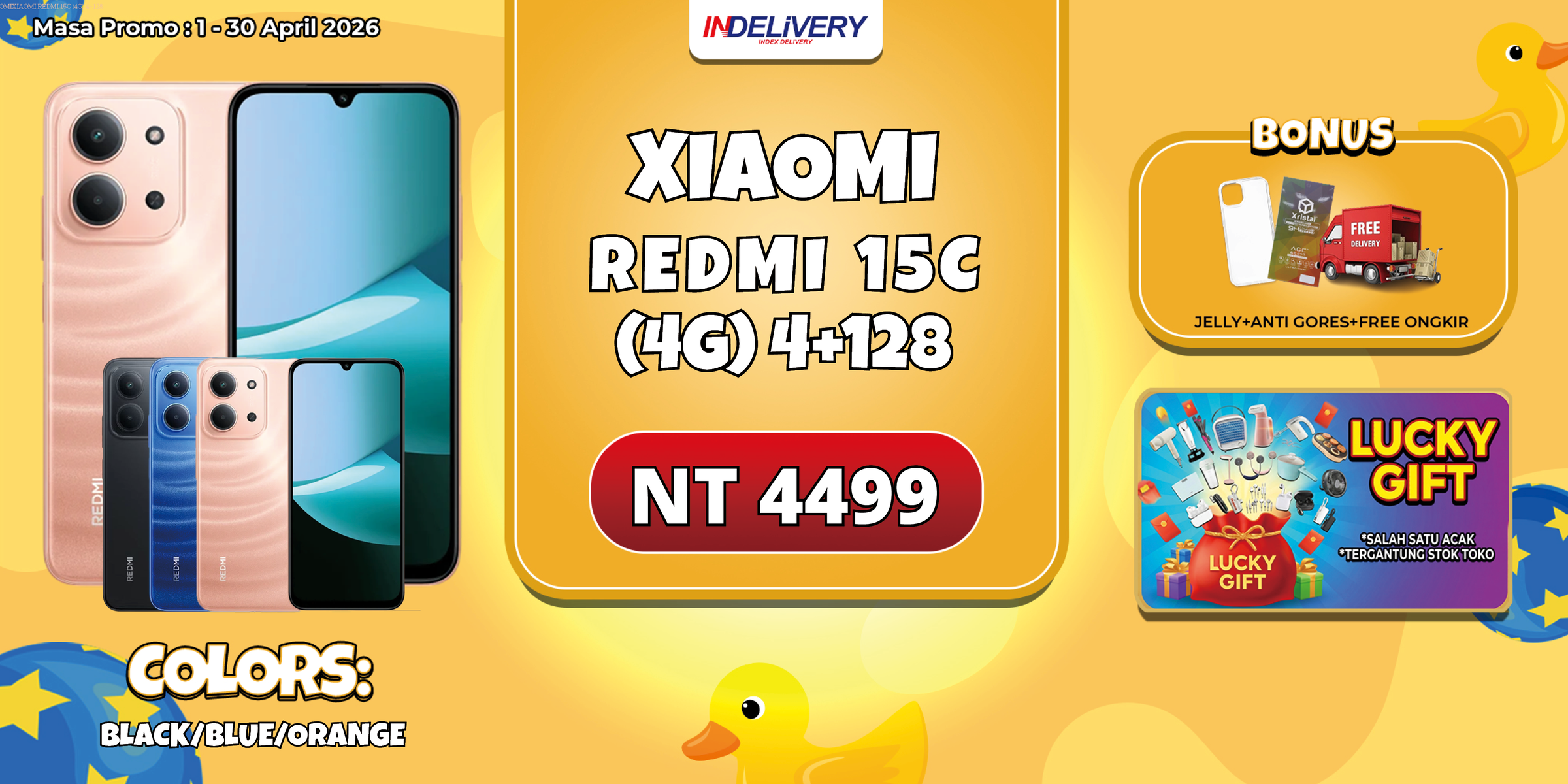 XIAOMIXIAOMI REDMI 15C (4G) 4+128