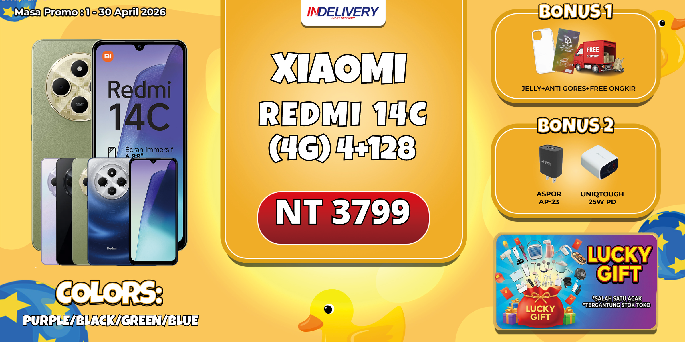 XIAOMIXIAOMI REDMI 14C (4G) 4+128