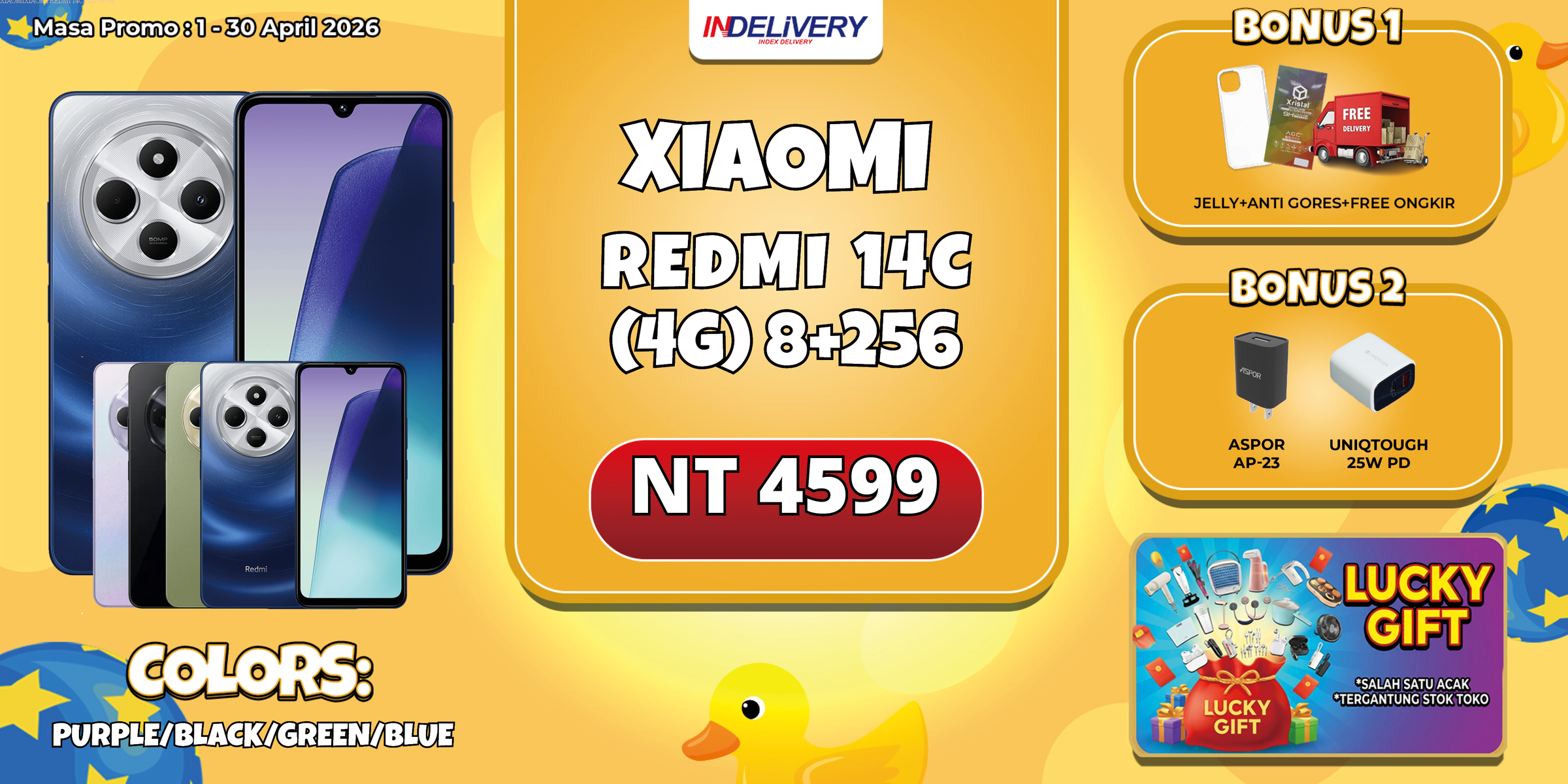 XIAOMIXIAOMI REDMI 14C (4G) 8+256