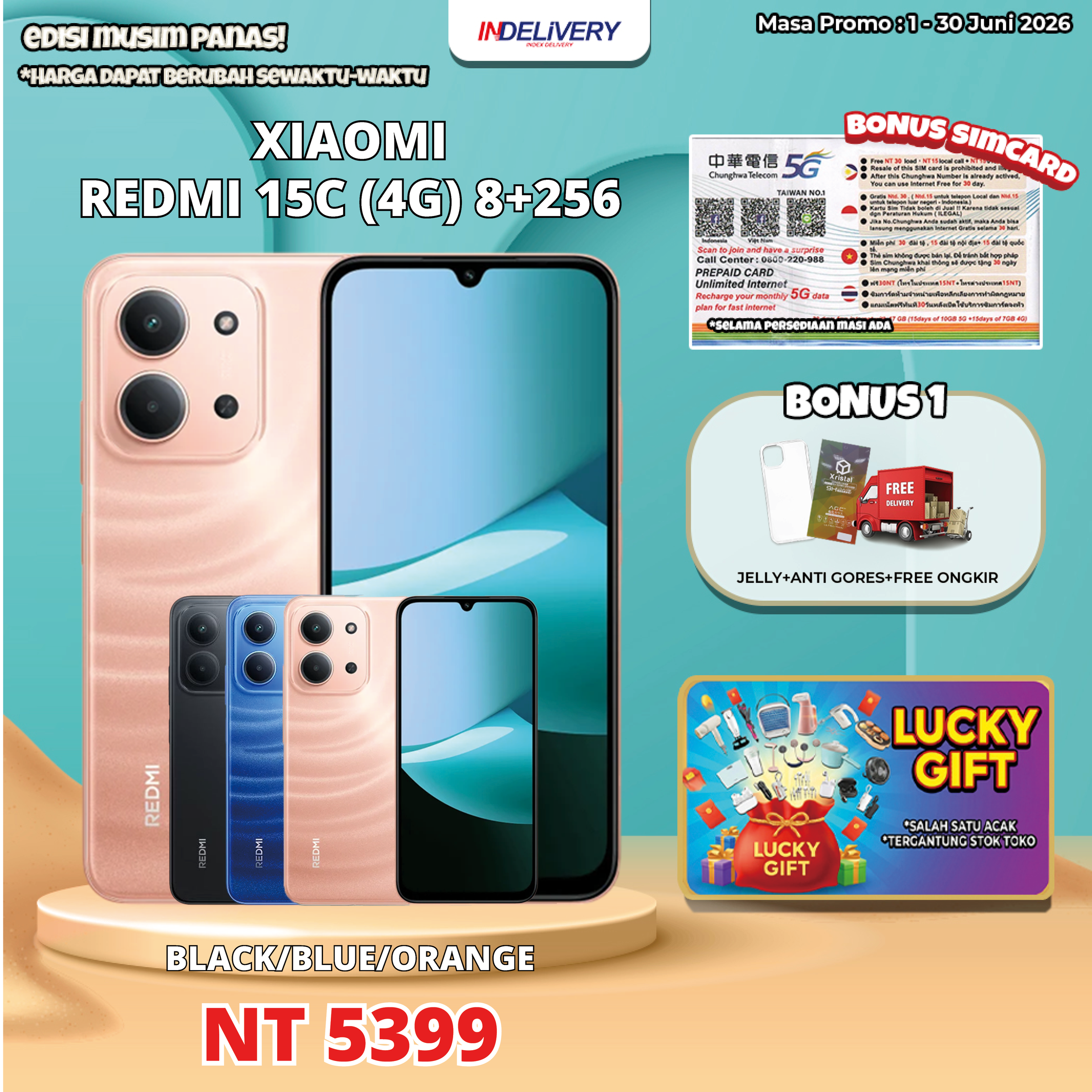 XIAOMI REDMI 15C (4G) 8+256