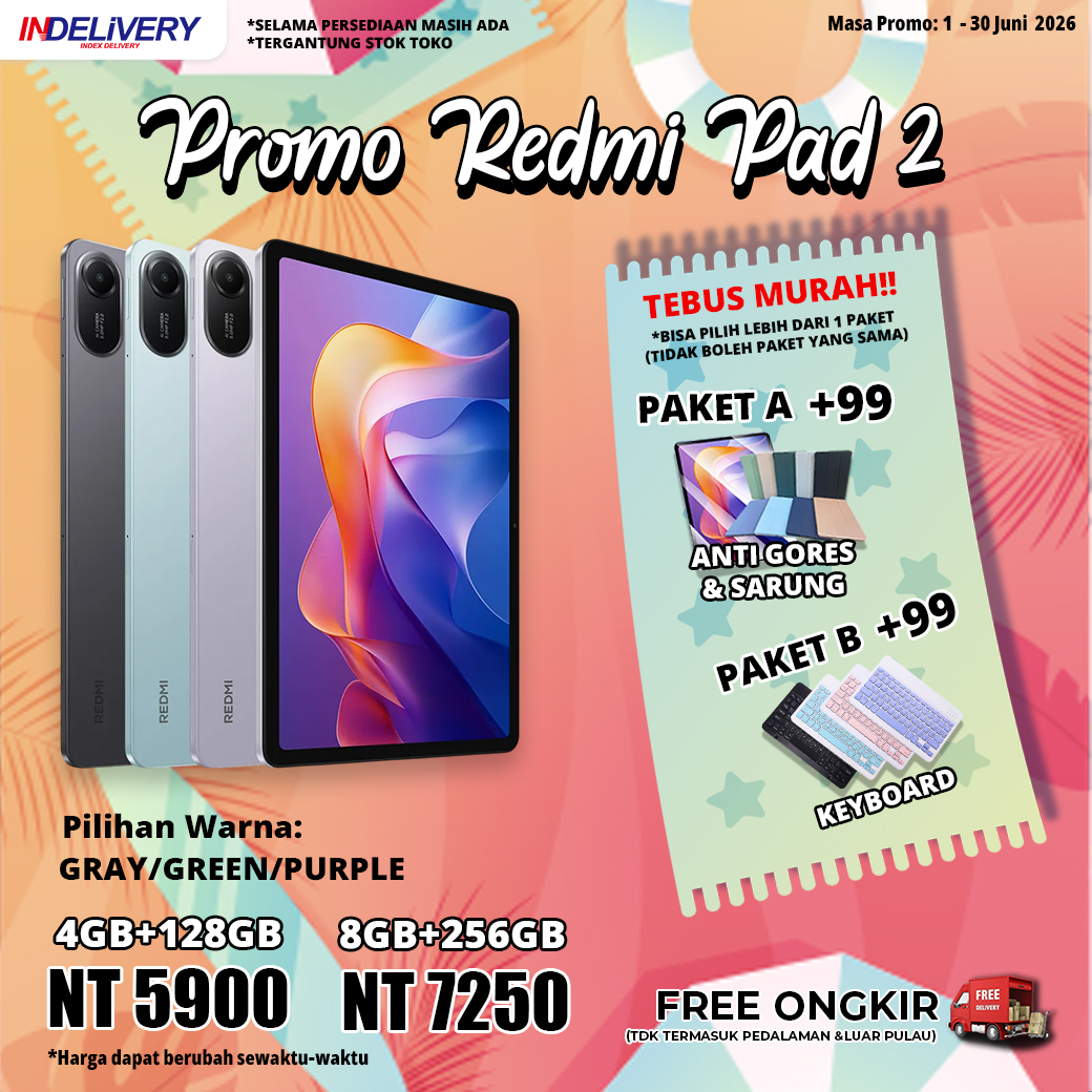 Promo Redmi PAD 2 06 indelivery