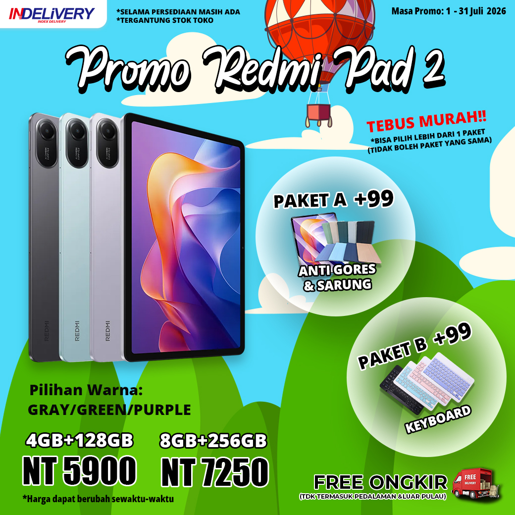 Promo Redmi PAD 2 07 indelivery