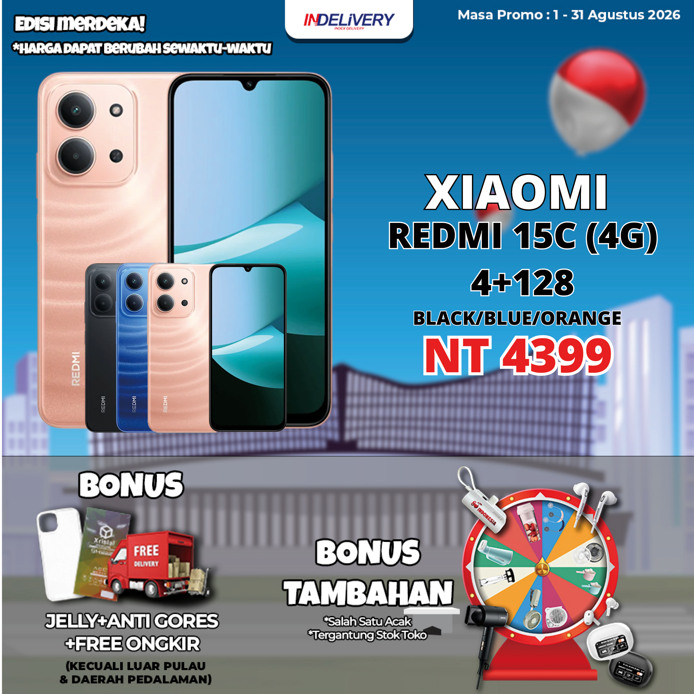 XIAOMI REDMI 15C (4G) 4+128