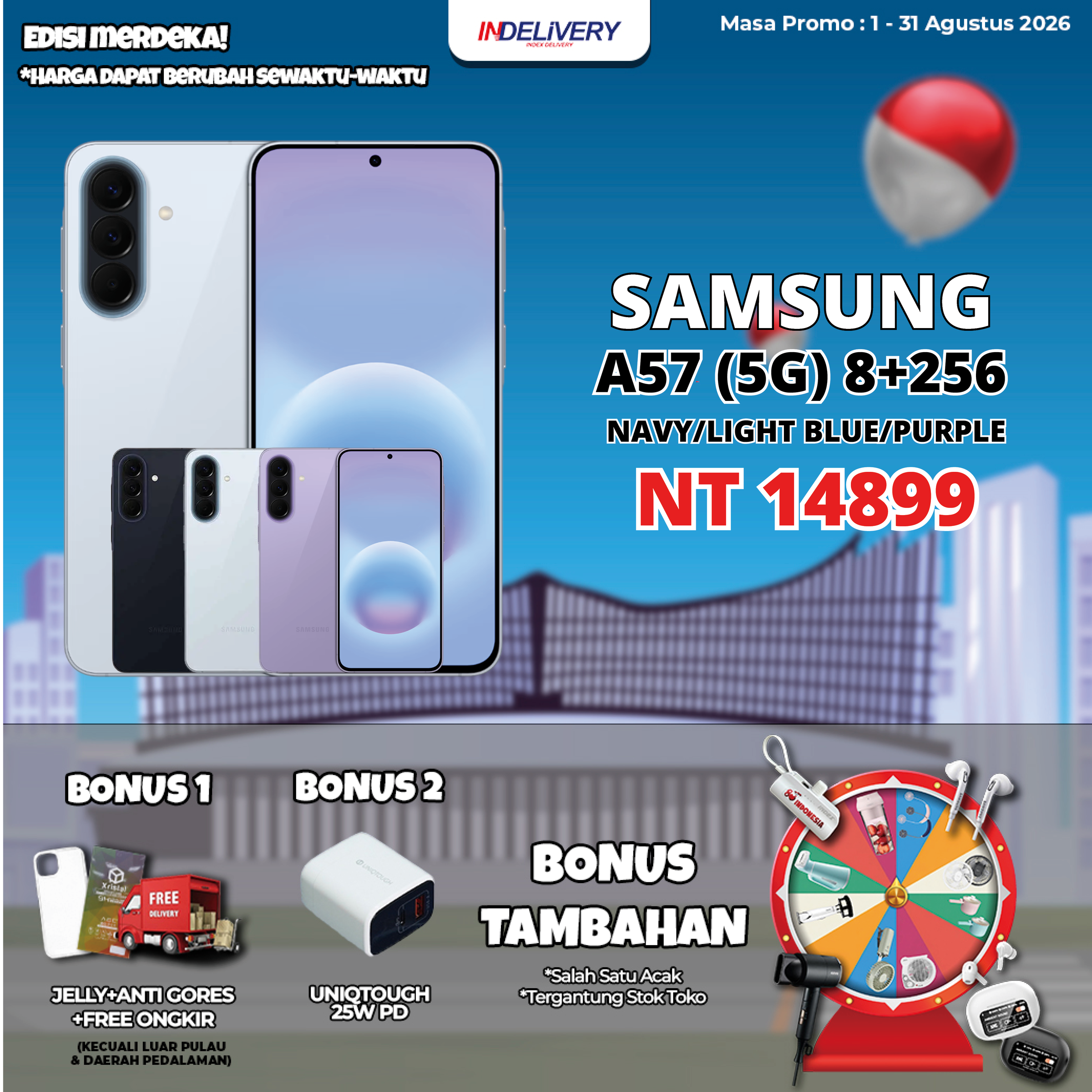 SAMSUNG A57 (5G) 8+256