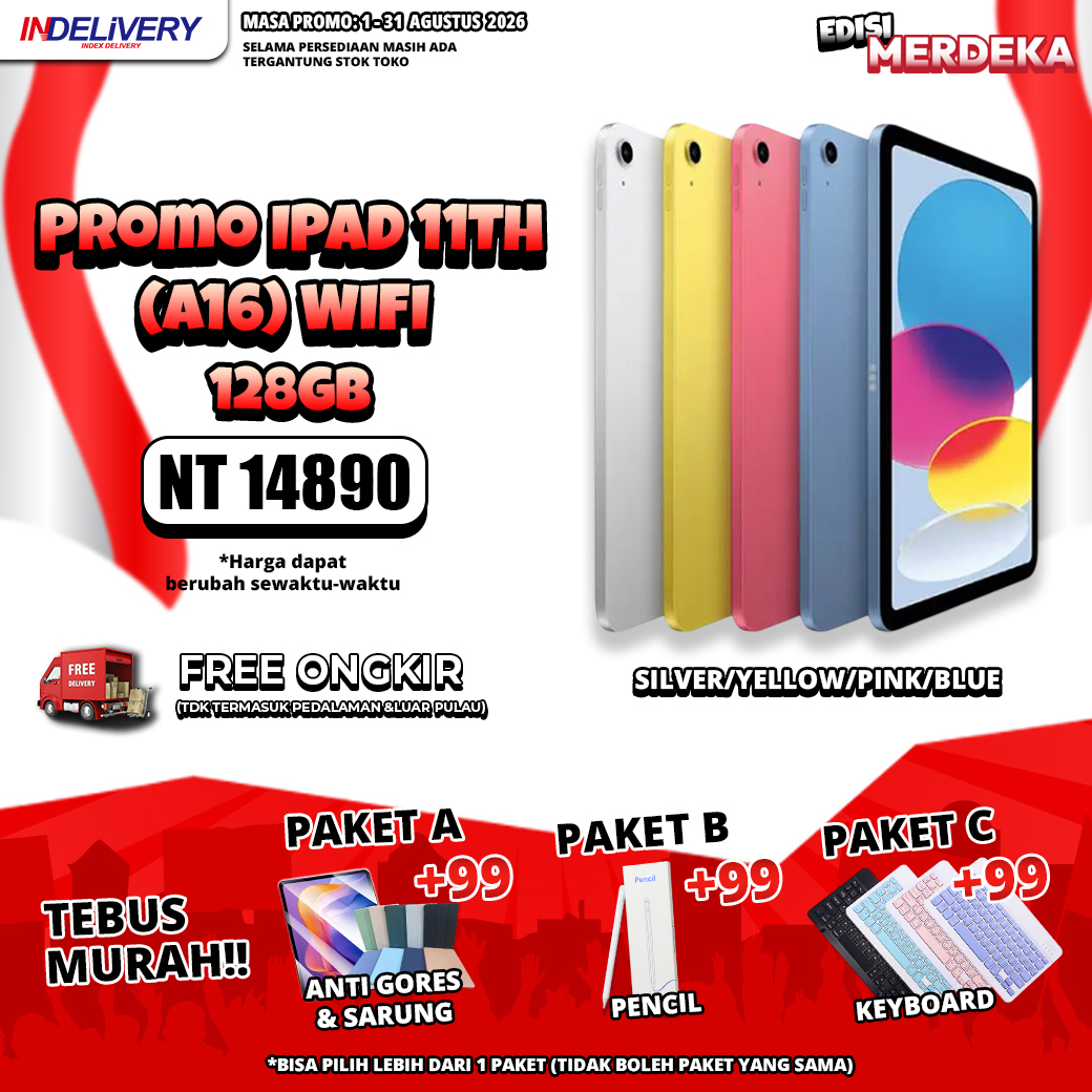 Promo Ipad 11th 08 indelivery