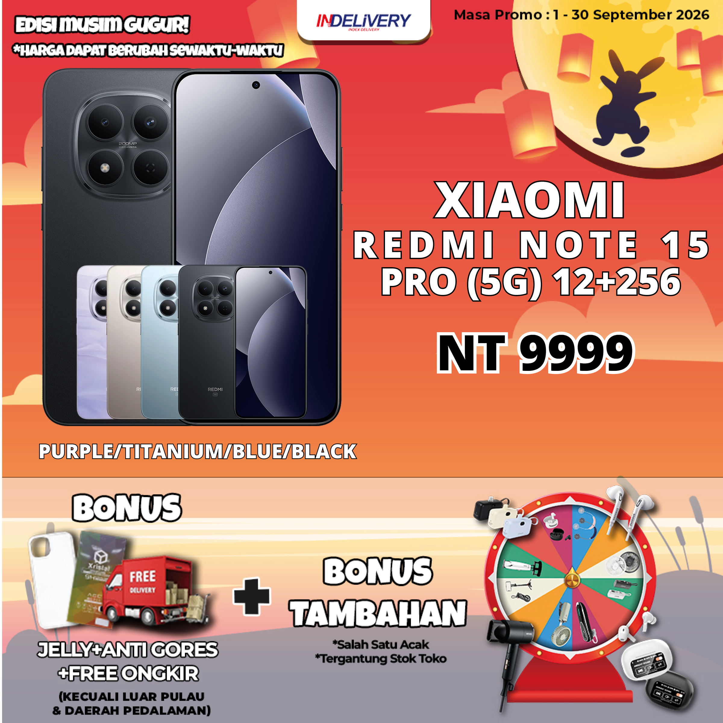 XIAOMI REDMI NOTE 15 PRO (5G) 12+256