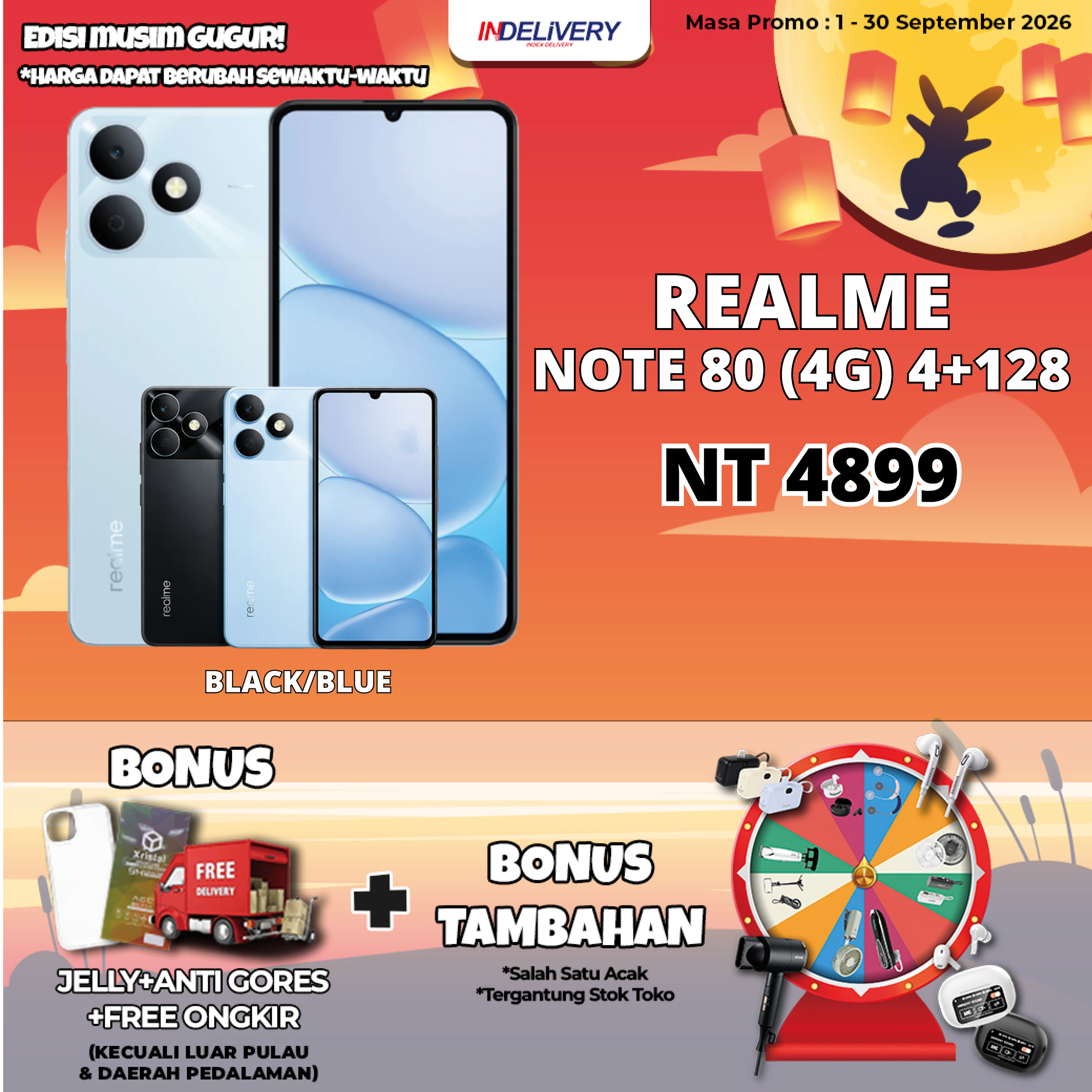 REALME NOTE 80 (4G) 4+128