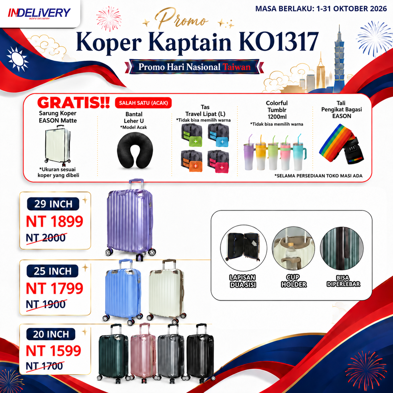 202610 PROMO KOPER KAPTAIN KO1317 indelivery