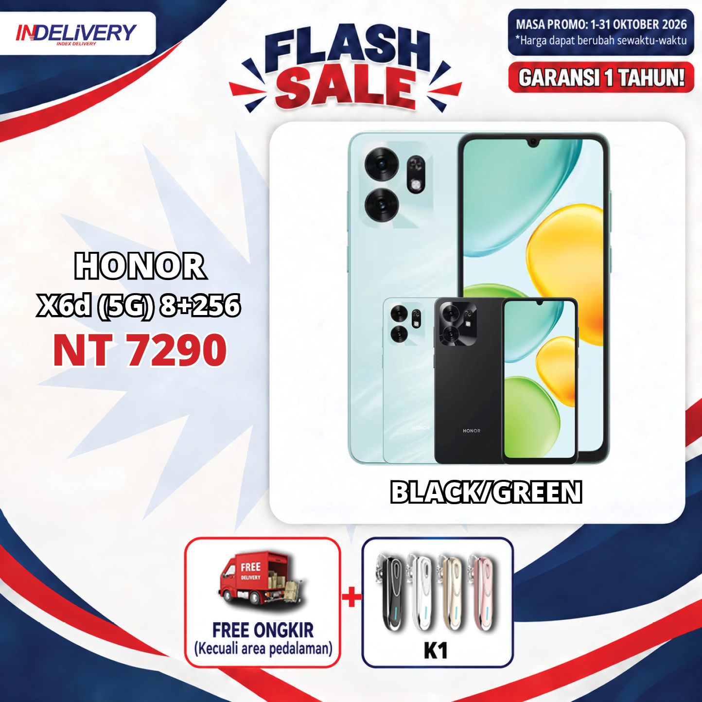 HONOR X6d (5G) 8+256