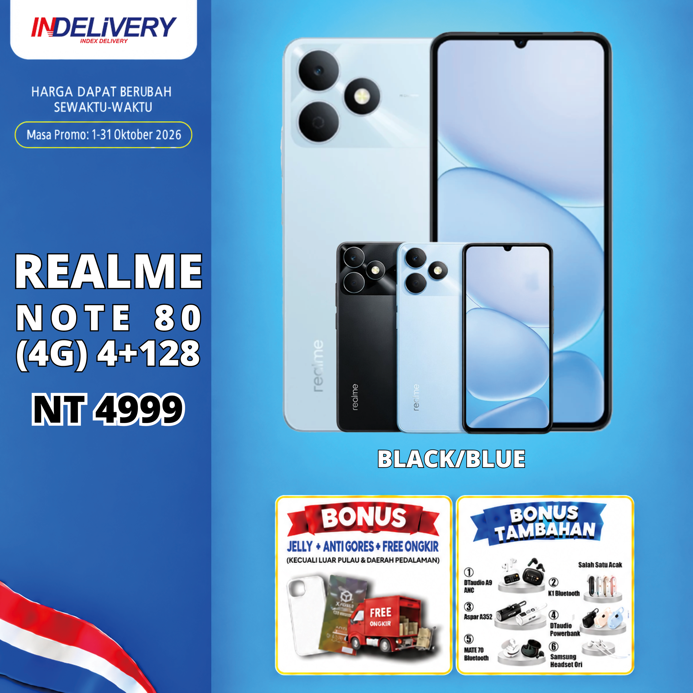REALME NOTE 80 (4G) 4+128
